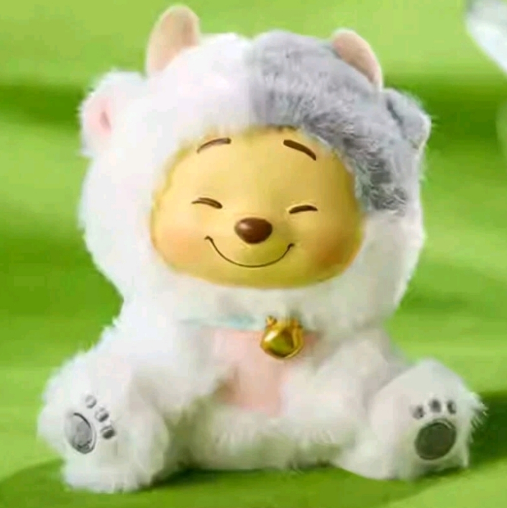 Disney Winnie the Pooh Mischief Party Series-Plush‎ - Cow Vache - Keychain NIB